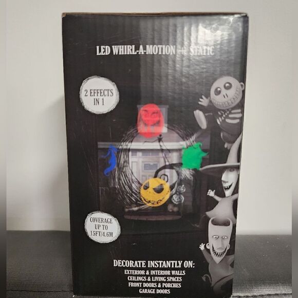 Nightmare Before Christmas LED Whirl A Motion Light Show Projector Light - Picture 4 of 5